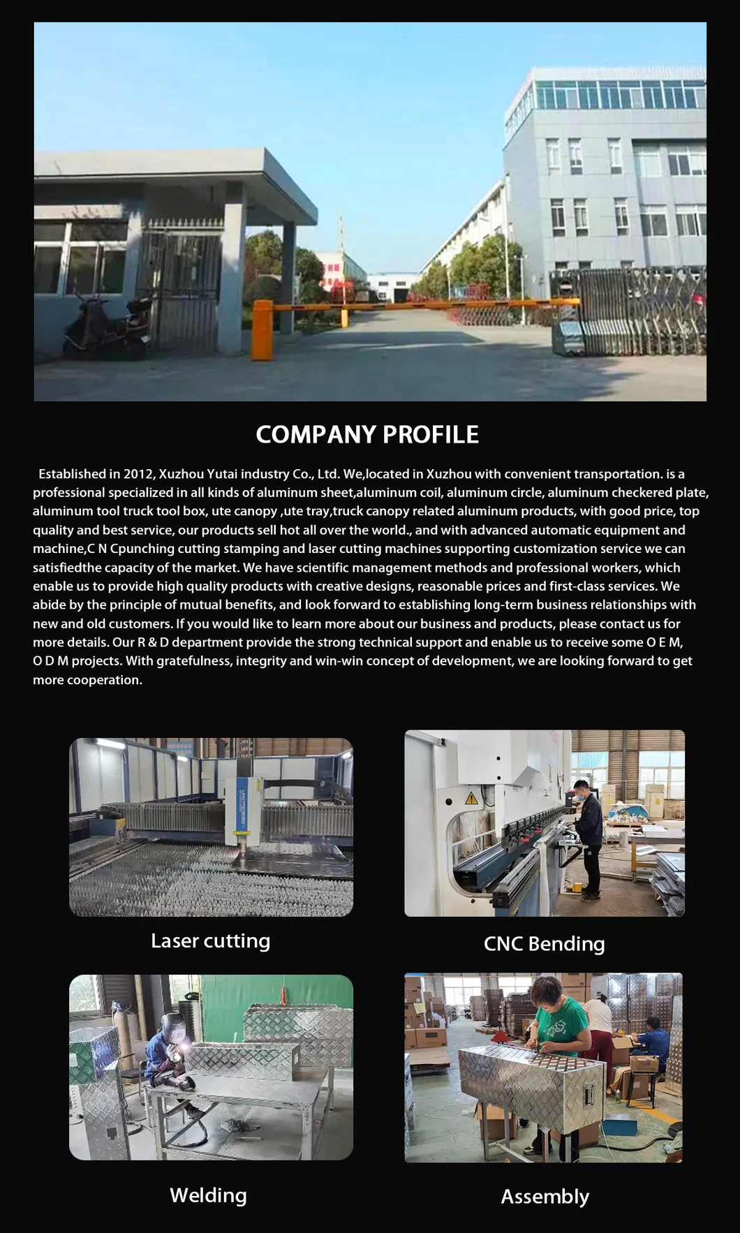 Detailed Application Chart