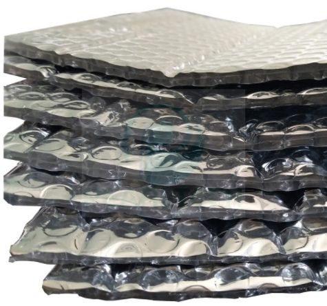 Double Sided Metalized Bubble Foil Sheets for Anti Drop Thermal-Insulation