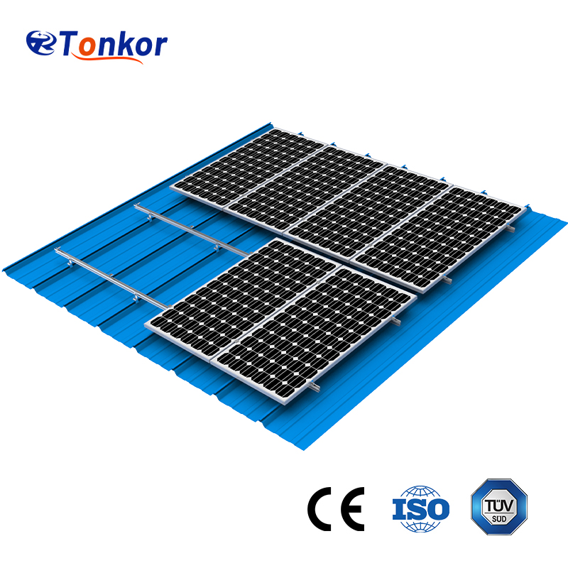 Tin Roof Solar Mounting Bracket System for Metal Sheet Roofing Installation