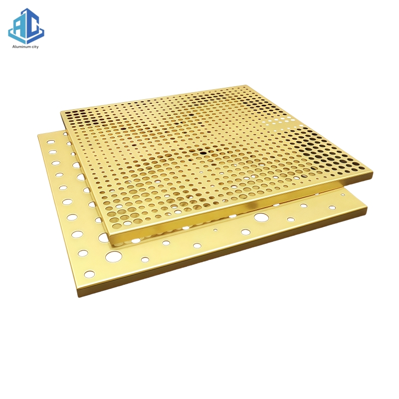 High Quality Aluminum Punching Decorative Perforated Metal Sheet for Building Ceiling Facade Cladding