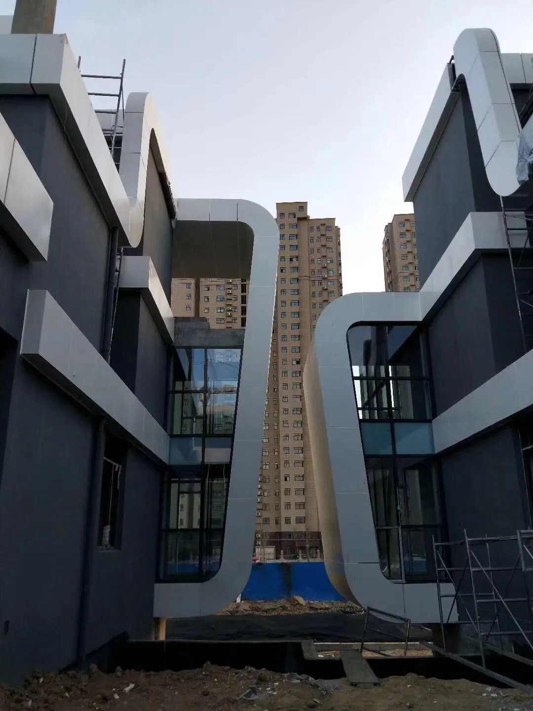 Exterior Building System Aluminum Solid Panel Facade 5005 Aluminium Cladding Sheet