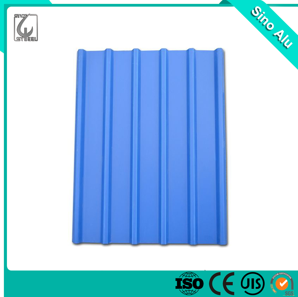 High Quality 0.7mm Aluminum Color Coated Corrugated Sheet Roofing Material