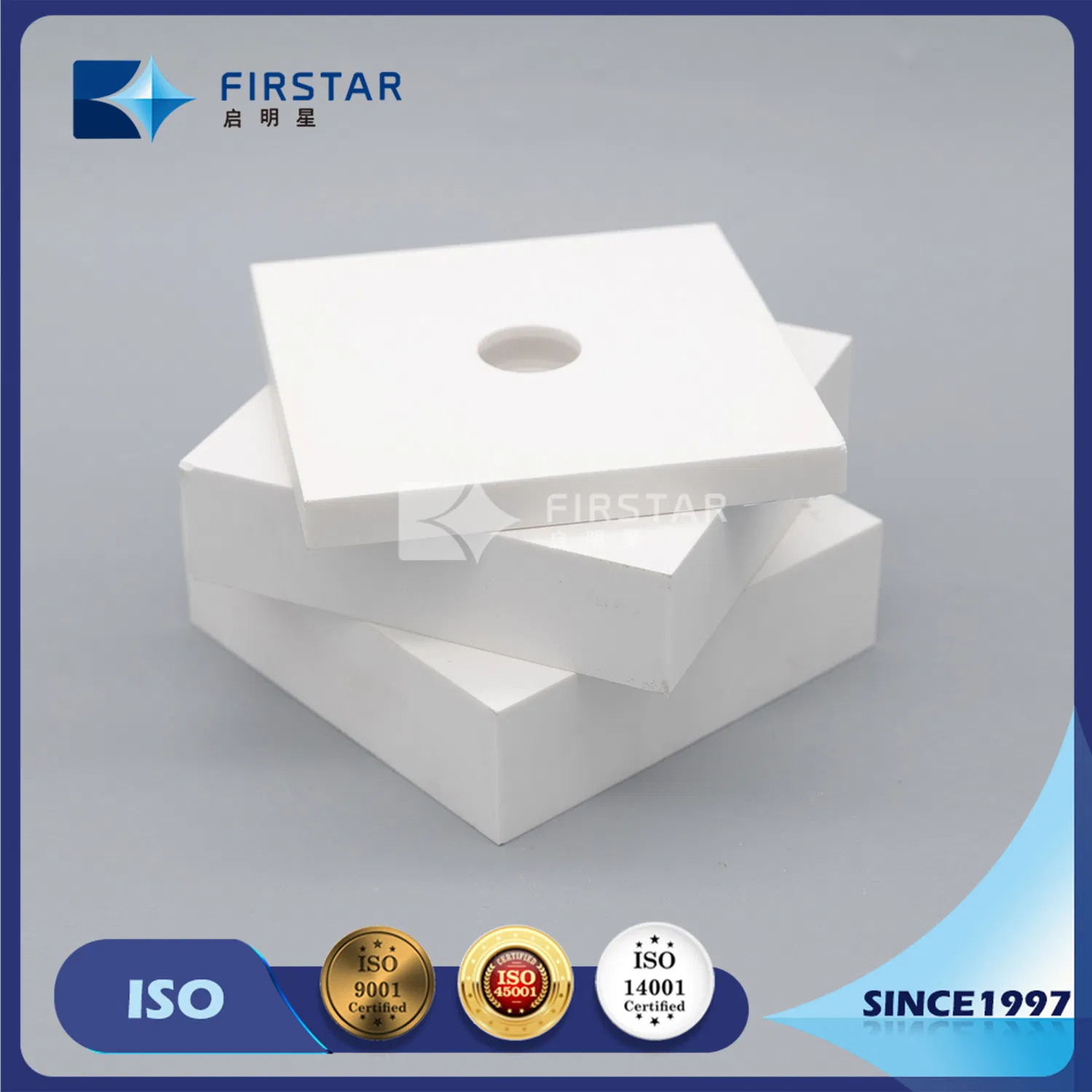 95% Al2O3 High Alumina Ceramic Wear Plates for Heavy-Duty Industrial Use