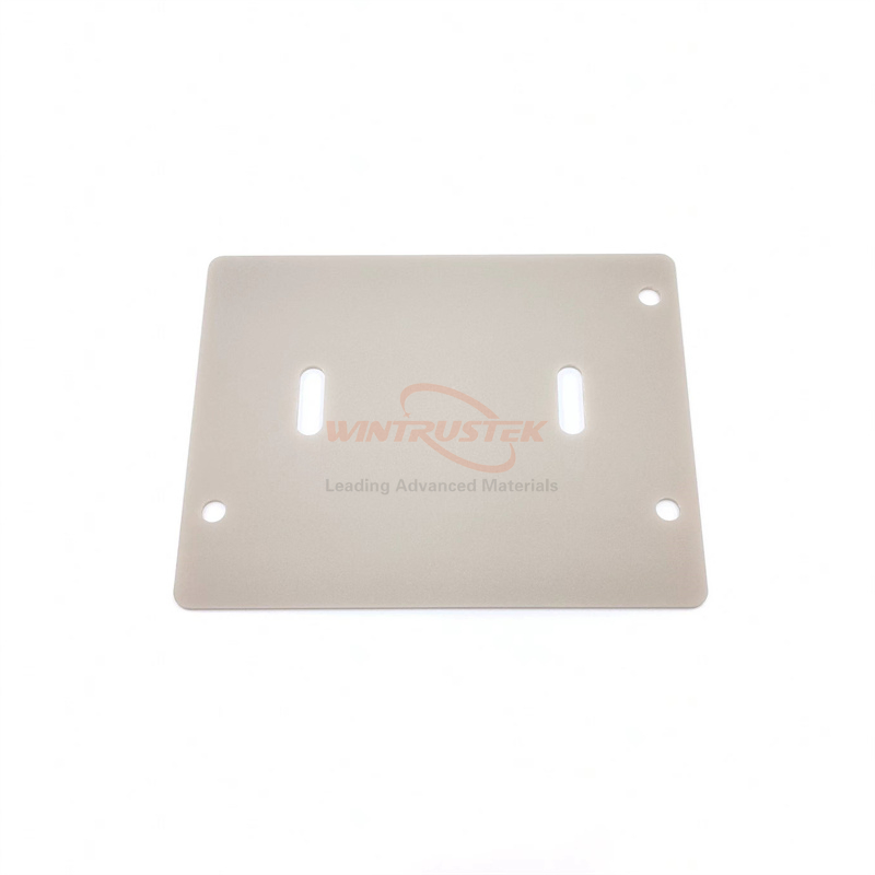 Customized Aluminum Nitride Ceramic Aln Sheet with Holes for Electrical Insulation