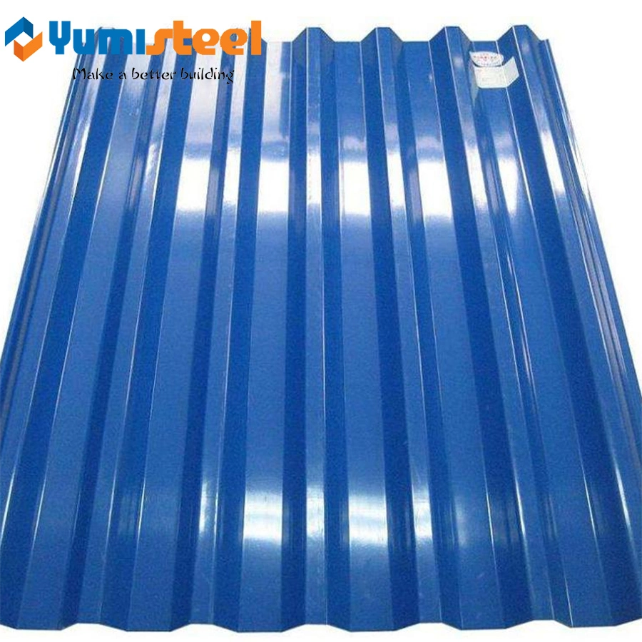 Building Material Aluminium-Zinc Alloy Coated Corrugated Sheet for Facades