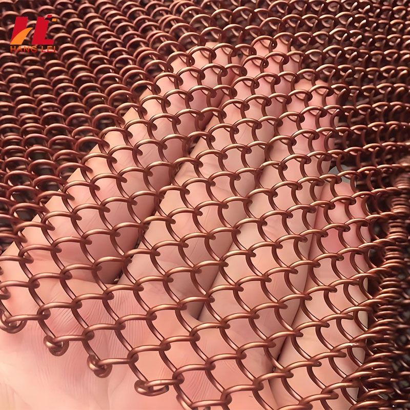 Innovative Woven Aluminum Mesh Panel System for Decorative Screens and Building Facades Sheet