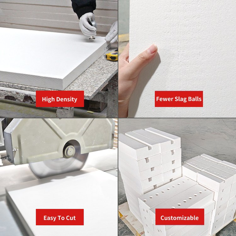Calcium Silicate Board Industrial Furnace Fireproof Insulation Material Custom Calcium Silicate Plate