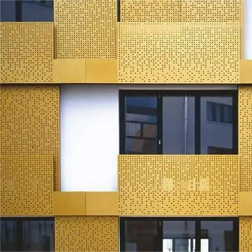 Building Material Aluminum Perforated Plate: Modern Facade Decorative Panels for Architectural Exteriors