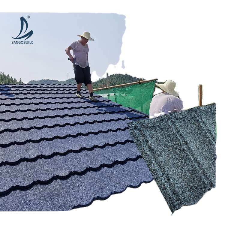 Factory Galvanized Corrugated Stone Coated Metal Roof Tile Solar Roofing Sheet System Looking for Distributors