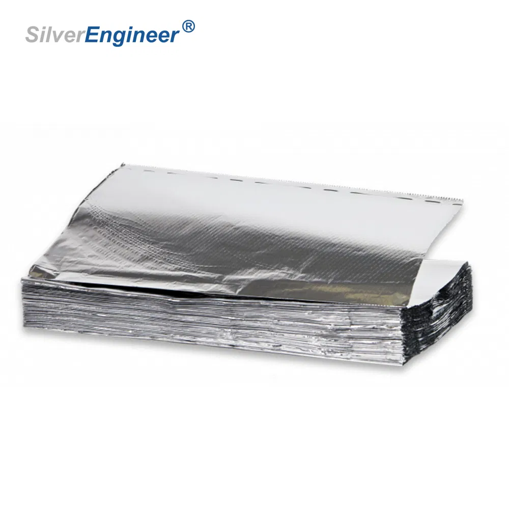 Food Cooking Takeout Packaging Barbecue Pre-Cut Aluminum Foil Sheet Sandwich Foil Paper Disposable Pop-up Foil Sheet