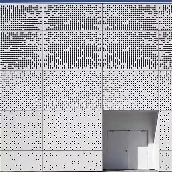 Building Material Aluminum Perforated Plate: Modern Facade Decorative Panels for Architectural Exteriors