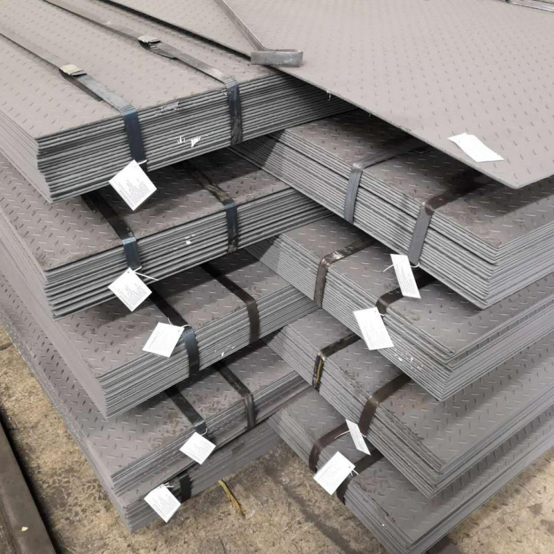 Low Price Carbon Tear Drop Checkered Plate Nosing Stair Treads