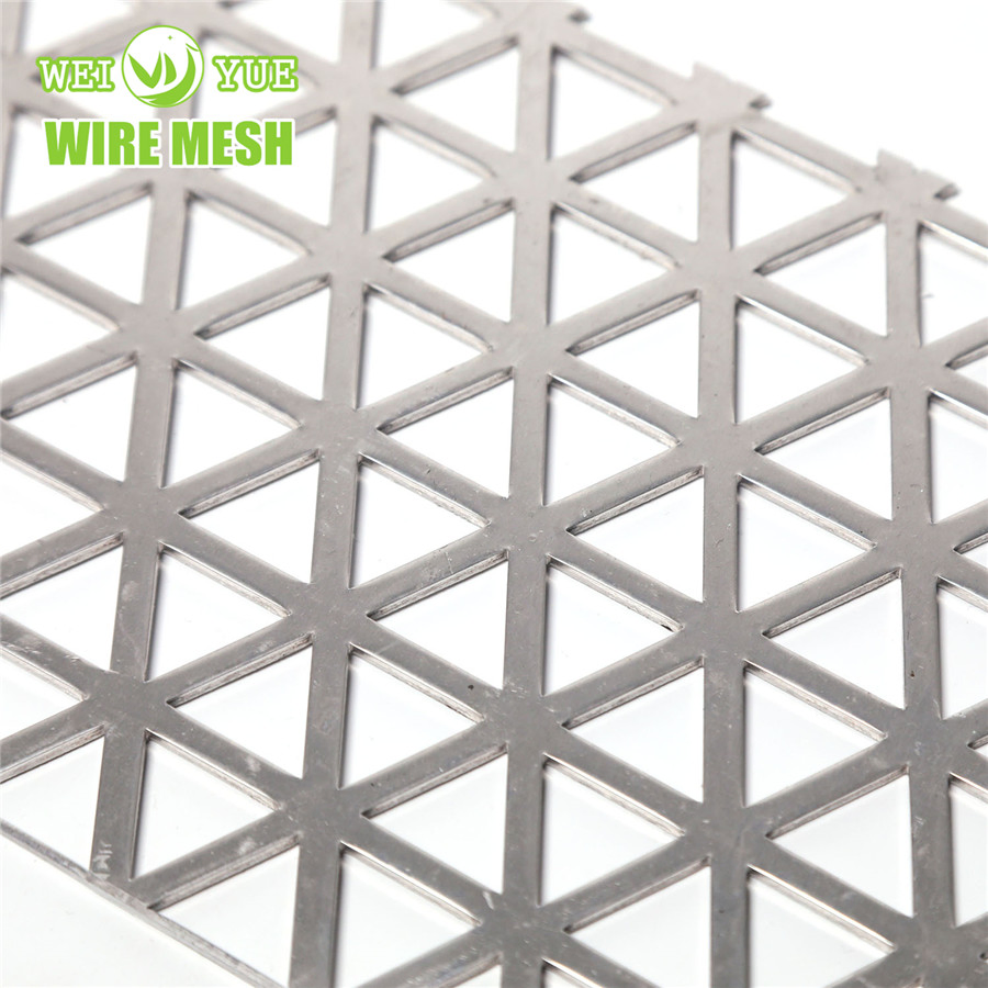 Powder-Coated Aluminum Galvanized Steel Perforated Metal Facade Sheet for Building
