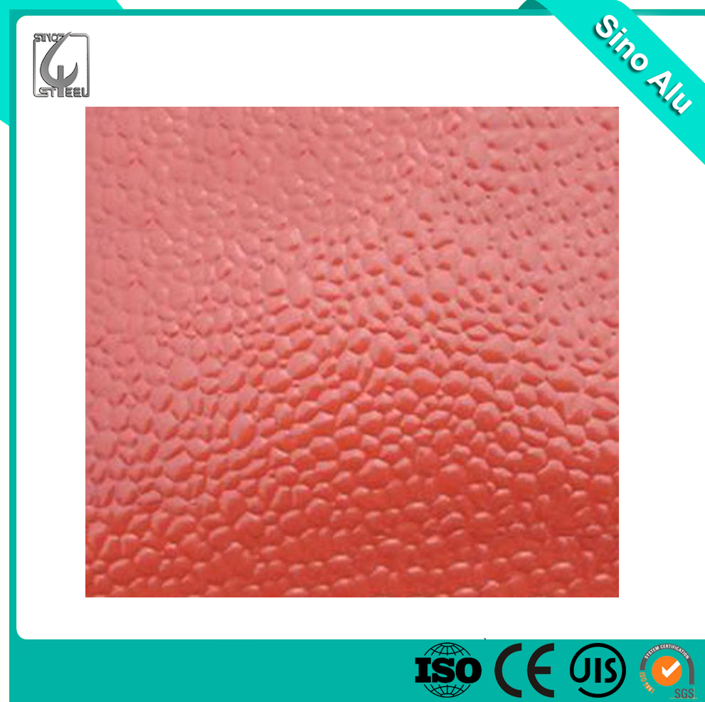 ASTM 1000 3000 5000 Color Coated Embossed Aluminum Plate/Sheet for Construction