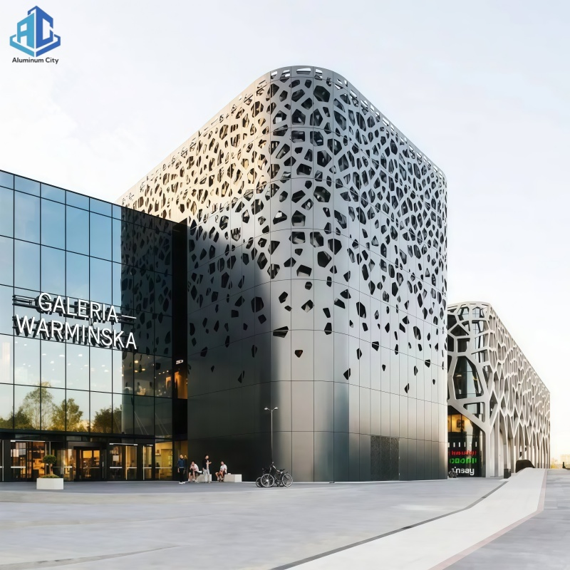 High Quality Aluminum Punching Decorative Perforated Metal Sheet for Building Ceiling Facade Cladding