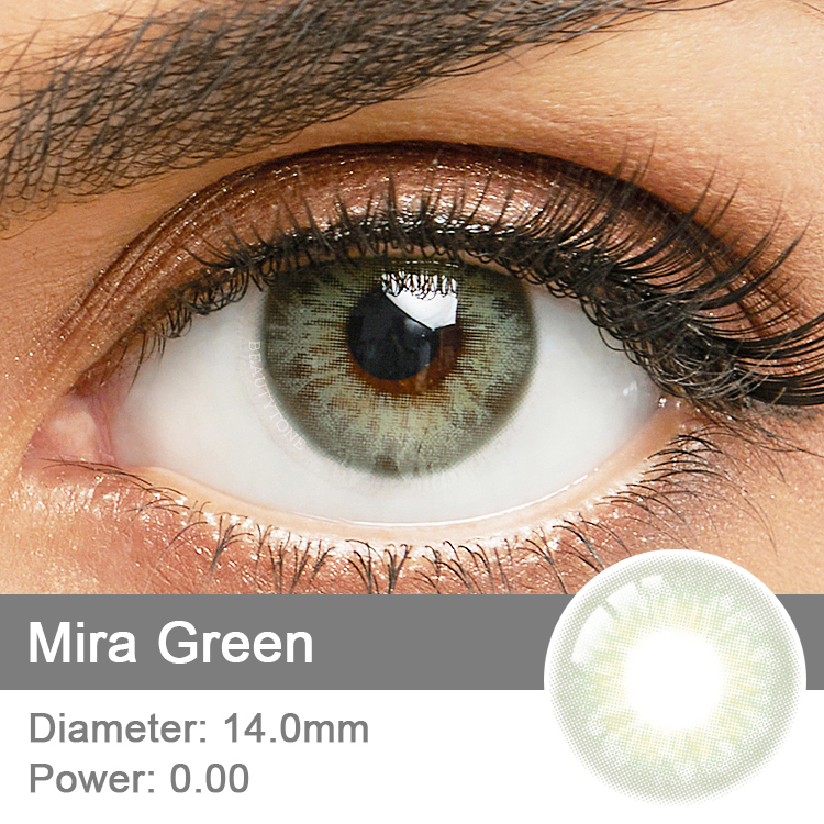 Eye Lens for Men Wholesale Cheap Safe Lentes De Contacto Color Verdes Disposable for Brown Eyes zero Power Contact Lenses