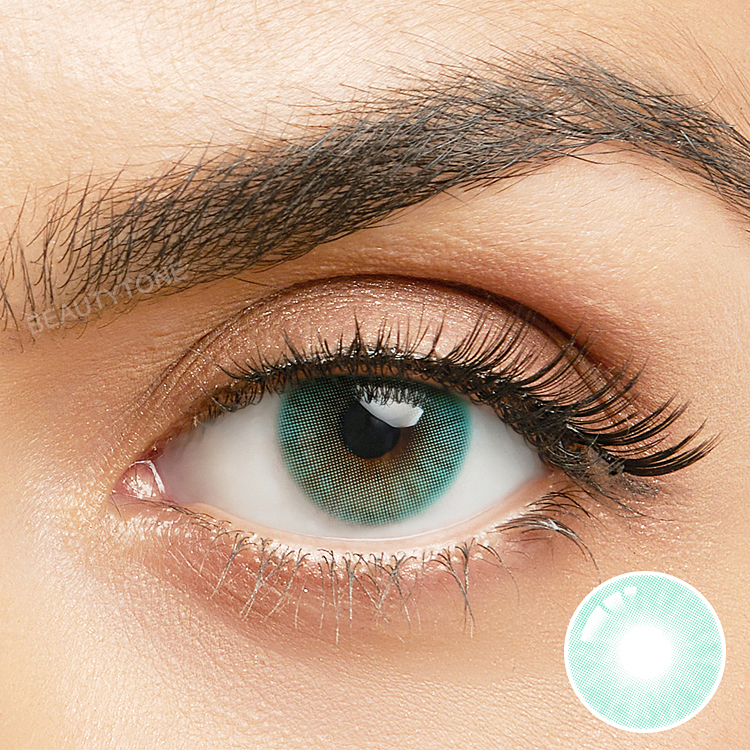 HD Marine Soft Contact Lenses Hydrogel Contact Lens 14mm Green Color Eyewear Solotiica Color Contact Lenses