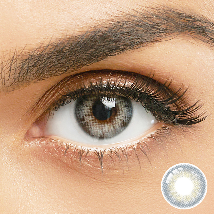 Contact Lens for Eyes Wholesale Beauty Tone Mira Gray Eyewear Non Prescription Hydrogel Natural Contact Lenses for Men and Woman