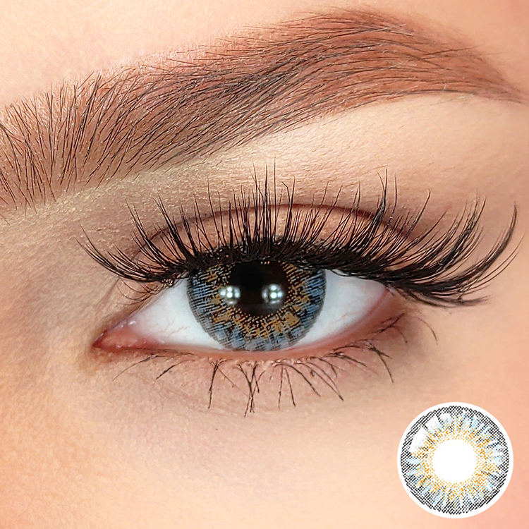 Fresh Gray Lentes De Contacto Al Por Mayor China Cosmetics Makeup Wholesale Annual Non Prescription Color Contact Lenses