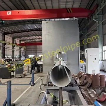 Stainless steel pipeline works and installation project