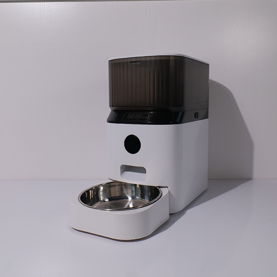 10 Second Voice Message Recording Pet Feeder with Steel Anti Corrosion Bowls