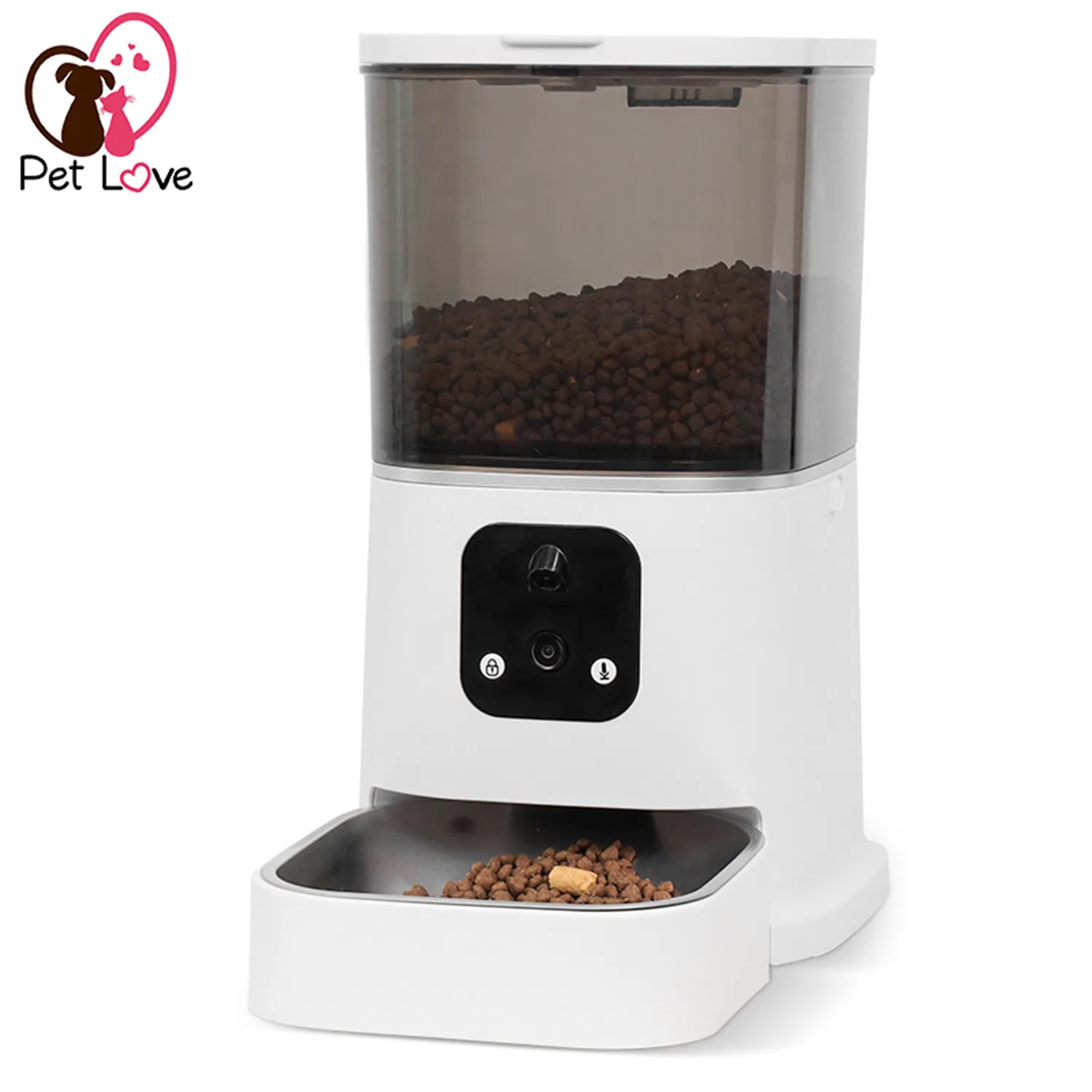 5L Automatic Cat &amp; Dog Feeder with Two Cameras and Remote Monitoring