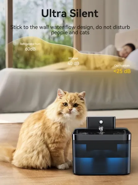 Wireless Cat Water Fountain Details 13