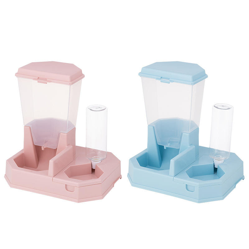 High Quality Easy Feeder Pet Food Bowls Automatic Cat Feed Large Capacity Pet Drinker Bowl Pet Drinking Dispenser
