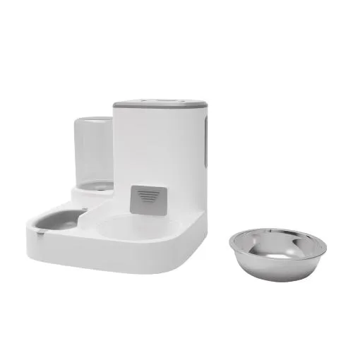 Automatic Pet Feeder Water Food in One Dog Cat Food Dispenser Pet Water Fountains