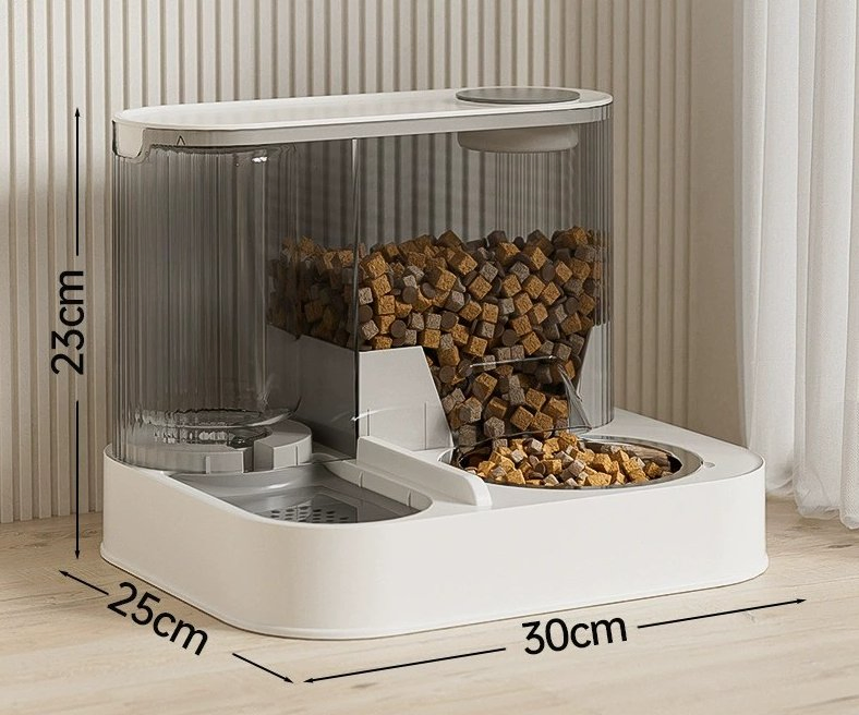Smart Automatic Pet Water Dispenser with Food Storage Bowls