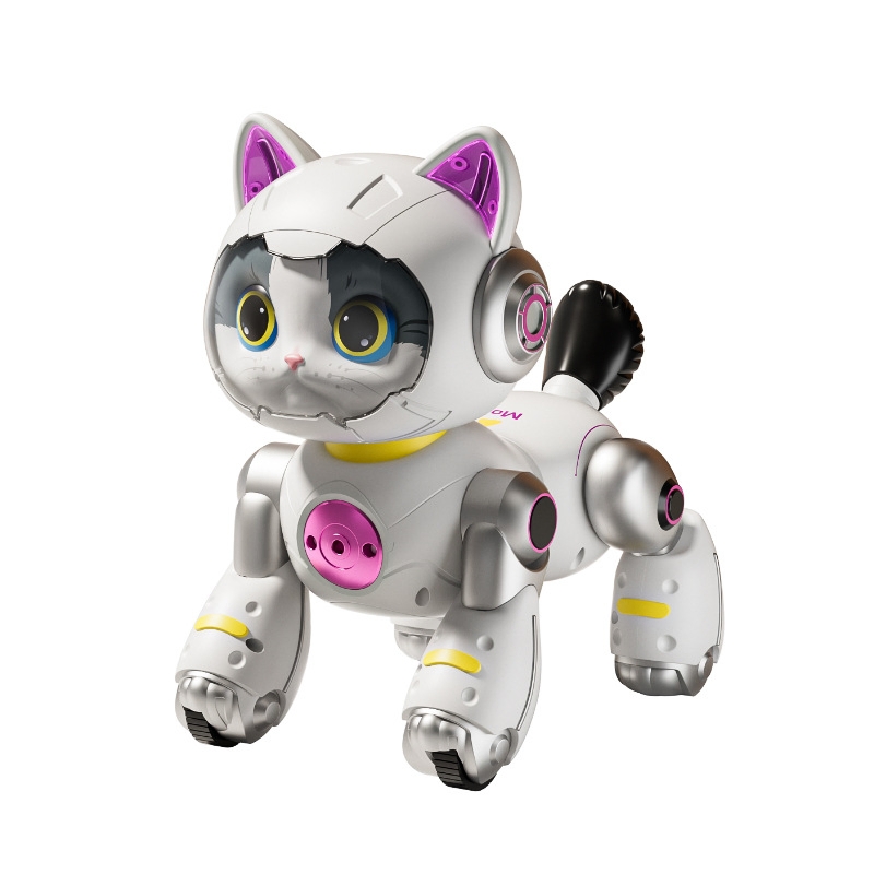 Fy-Y14 2 Smart Robot Cat Electric Mist Spray Singing Dancing Touch Interaction Pet Toy 2.4GHz RC Robot with Obstacle Avoidance
