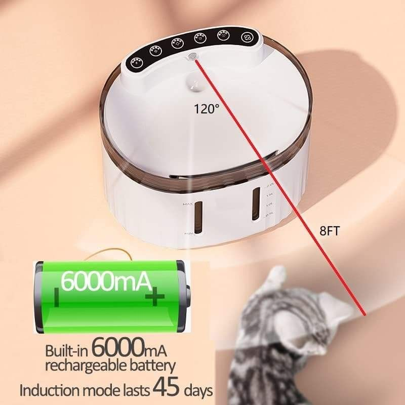 Rechargeable Cat Water Feeder with Whisper-Quiet Pump Design Pet Products