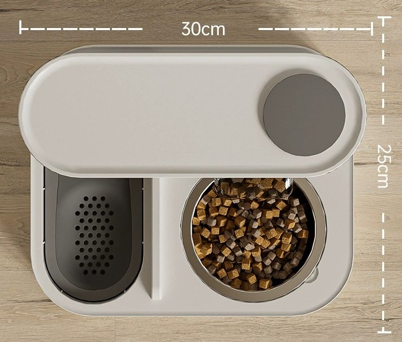 Smart Automatic Pet Water Dispenser with Food Storage Bowls