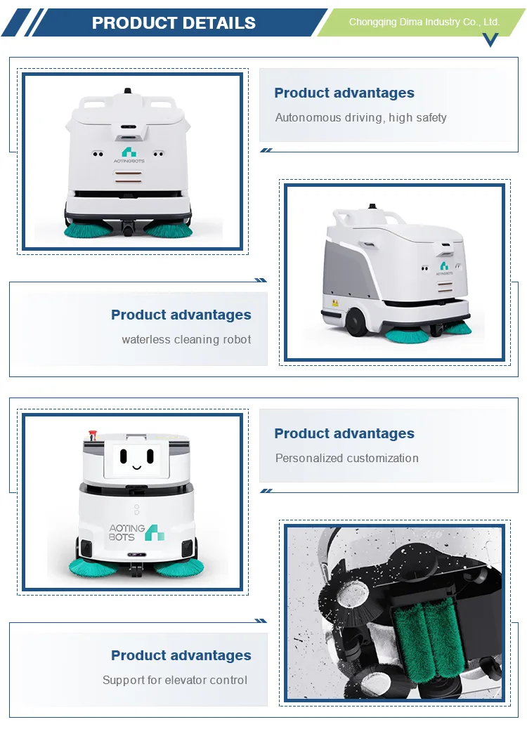 Professional Autonomous Indoor Cleaning Robot for Hotels and Shopping Malls Smart Commercial Core Motor Component