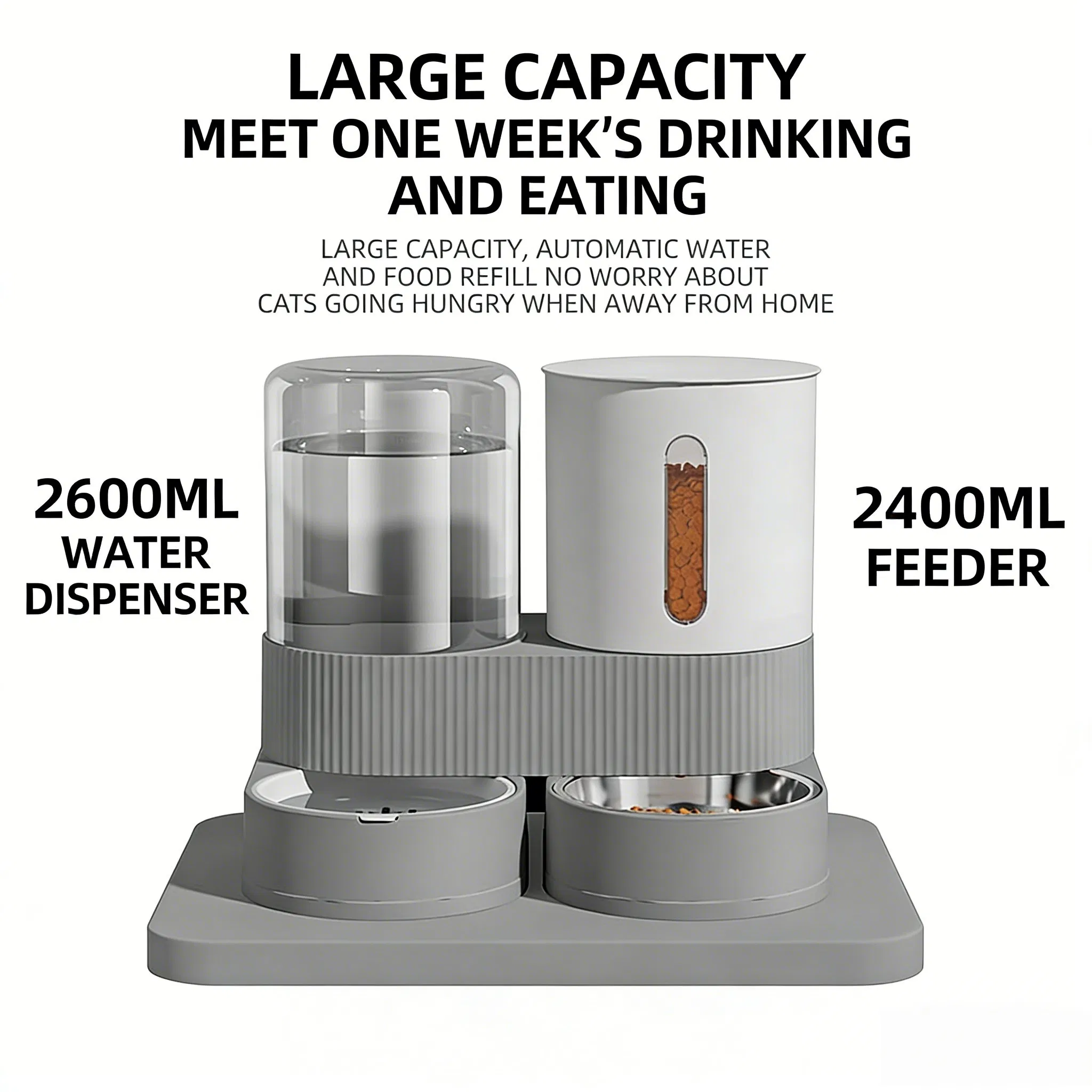 Pet Feeder Fully Automatic Pet Feeder and Water Dispenser OEM/ODM