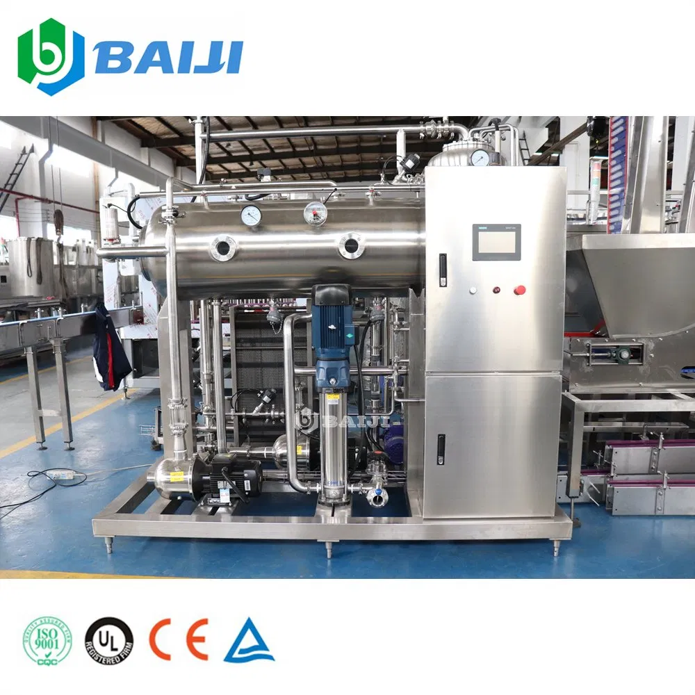 CE Certified Pet Bottle Sparkling Water Carbonated Beverage Filling Sealing System Line