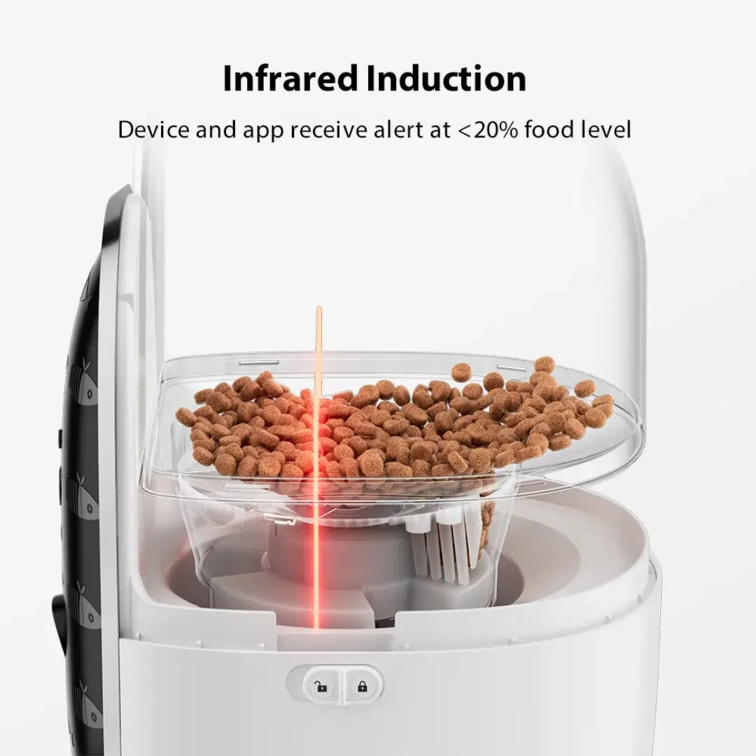 3L Long Battery Standby Automatic Pet Feeder OEM Pet Products Video Monitoring