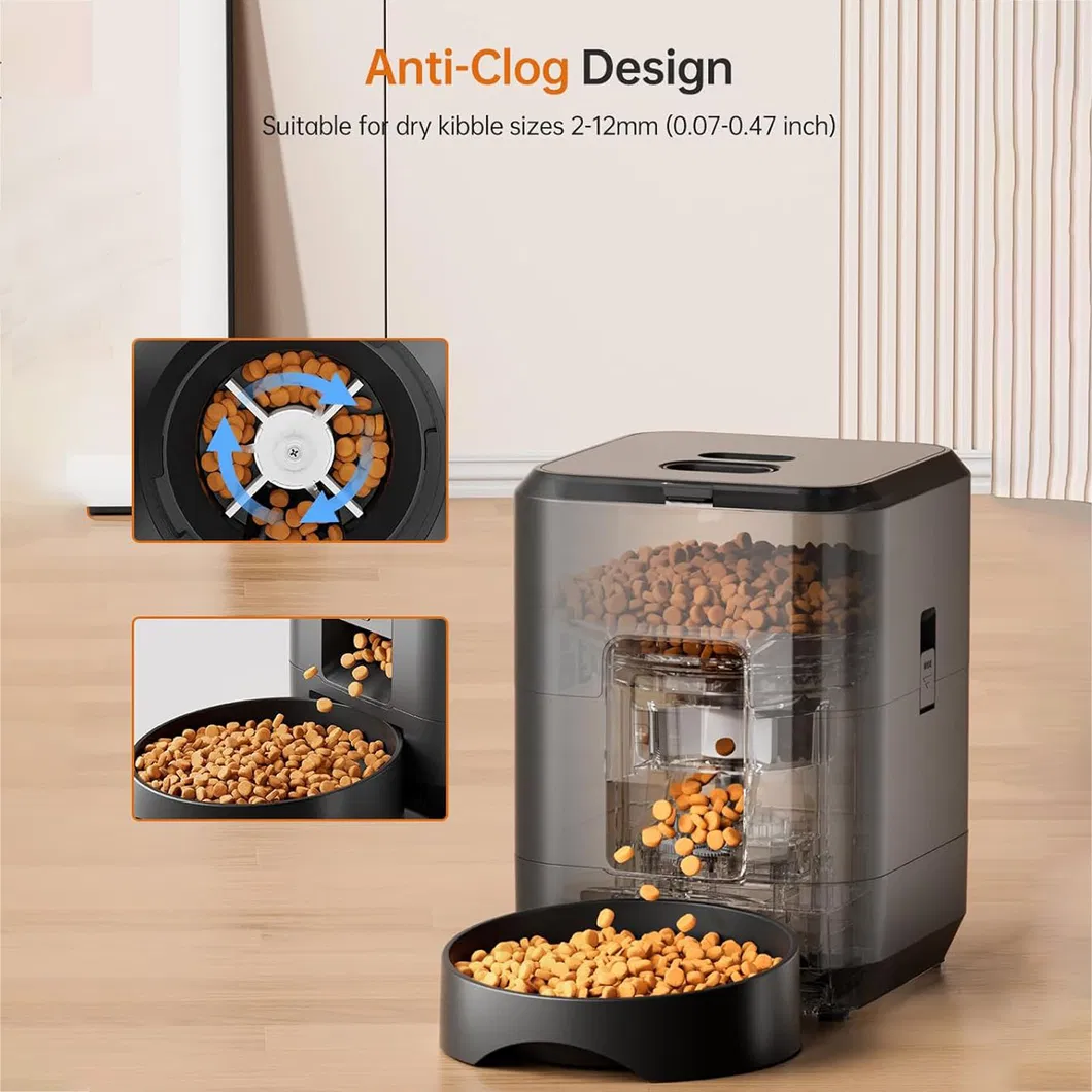 2L/67.63oz Smart Pet Feeder Automatic Dog Feeder Dog Slow Food Timed Automatic Cat Food Dispenser Auto Cat Feeder Dog Bowls