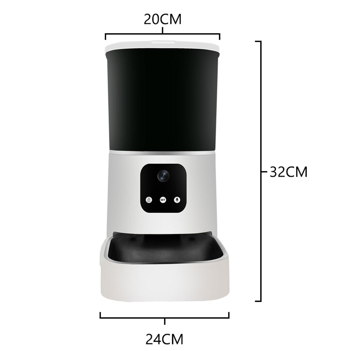 Smart Automatic Cat &amp; Dog Pet Feeder Dispenser Multi-Function Healthy Timed Ration Moisture Protection Pet Bowls &amp; Feeders