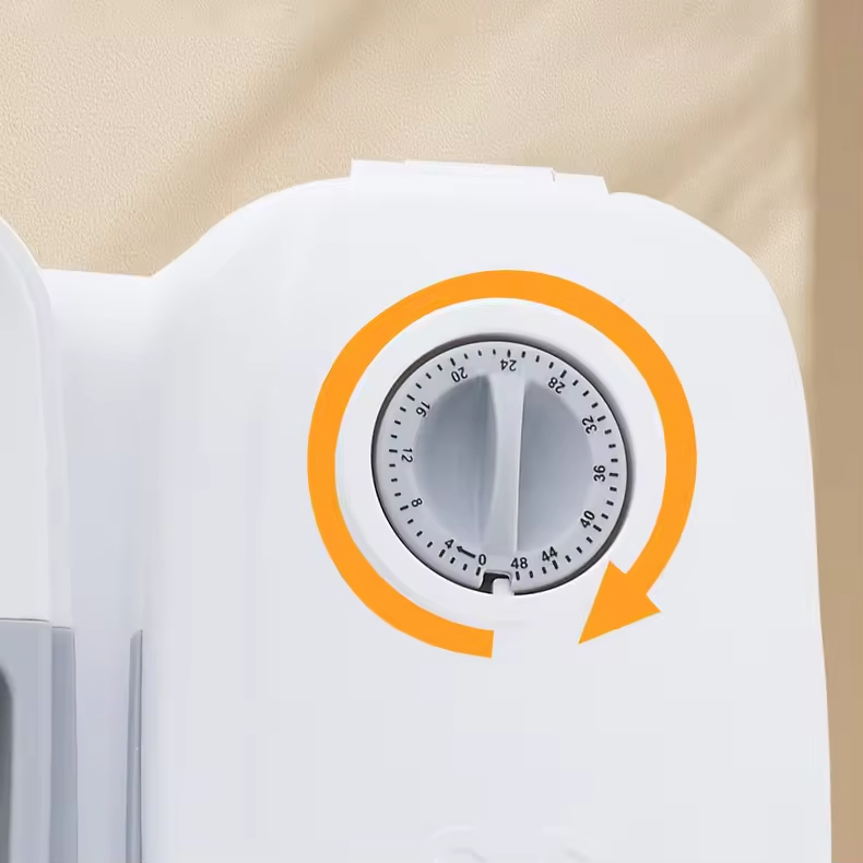 Dual-Bowl Cat Automatic Pet Feeder for Pets with Timed Quantitative Design and Anti-Stealing Cover