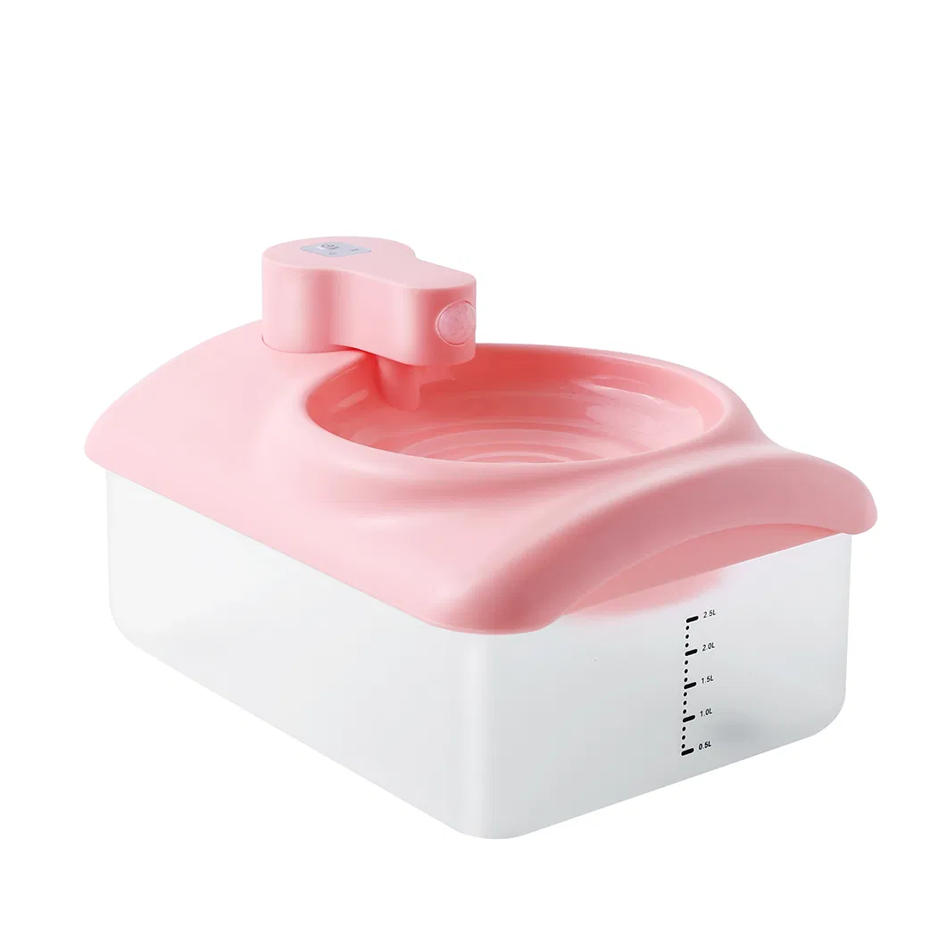 2.5L Automatic Filter Water Fountain Cat Drinking Dispenser 20dB ABS Pet Water Fountain with Ultra-Quiet Pump