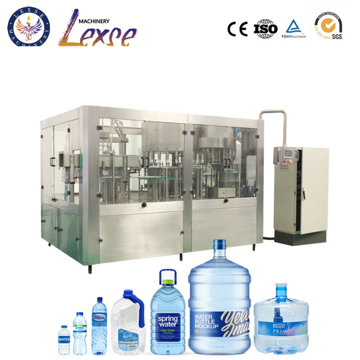 Fully Automated Pet Water Bottle Filler and Capper System