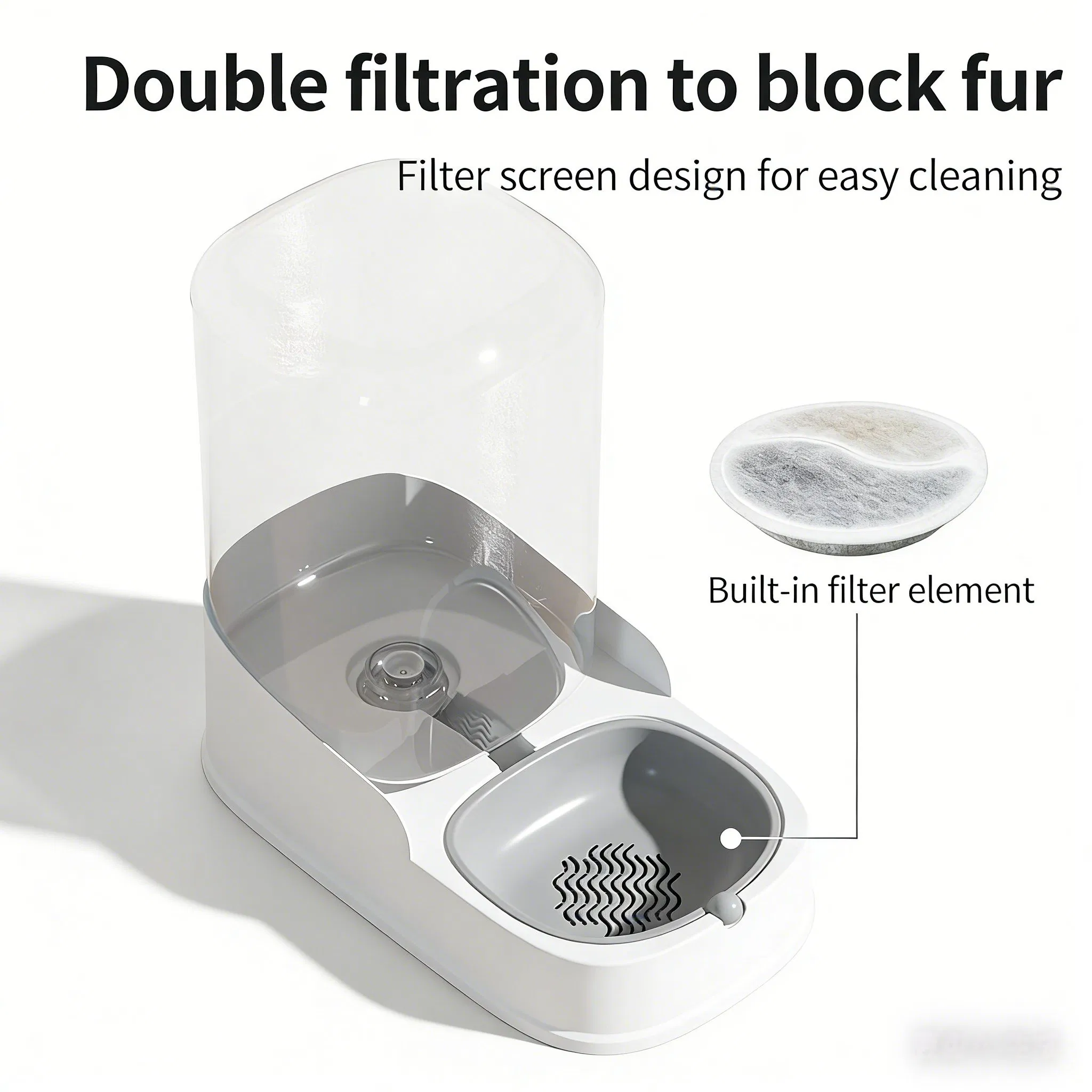 Large-Capacity Pet Feeding Bowl Extra-Large Capacity Pet Feeder OEM/ODM