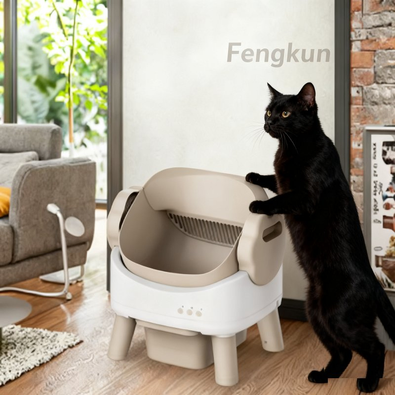 Automated Pet Sanitary Station with Self Cleaning and Air Freshening Pet Products