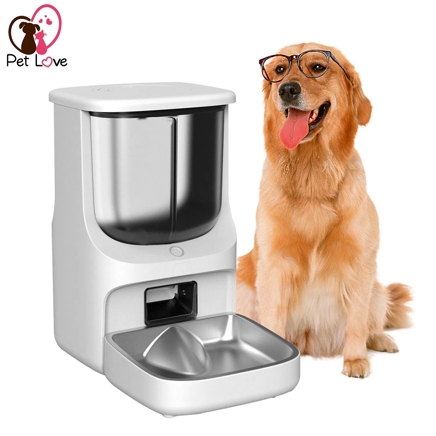 Smart 5L Automatic Pet Feeder with Remote Control and UV Shield