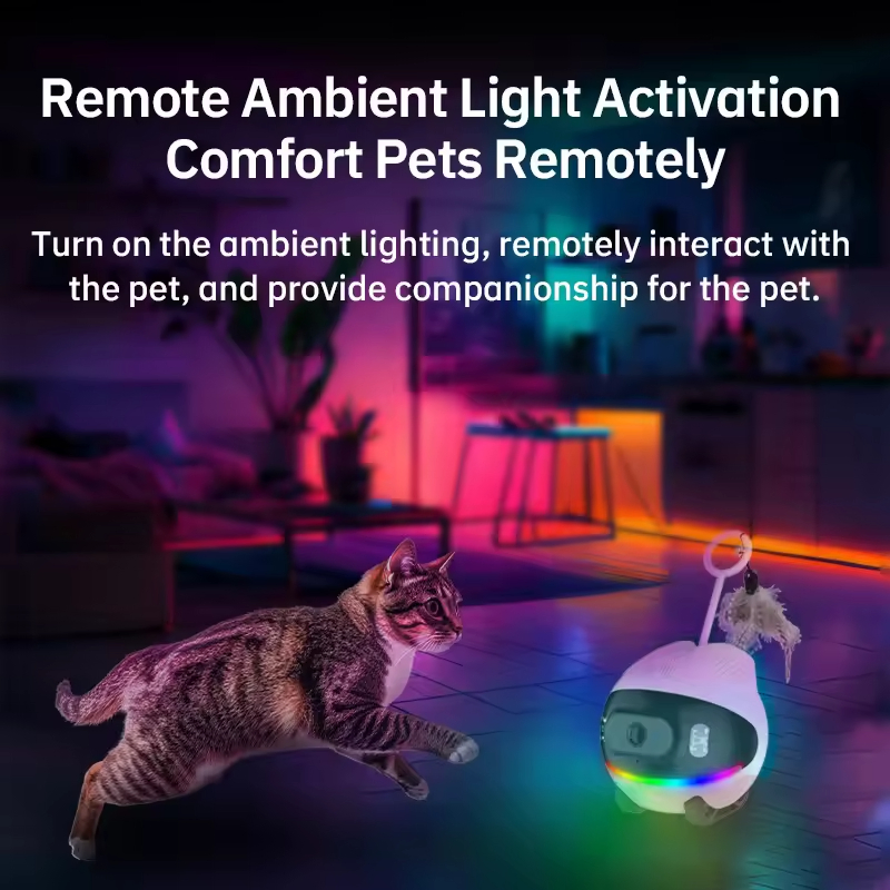 Intelligent Wireless IP Camera Smart Interactive Pet Security Robot with Night Vision