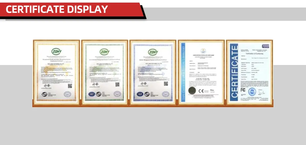 Certifications