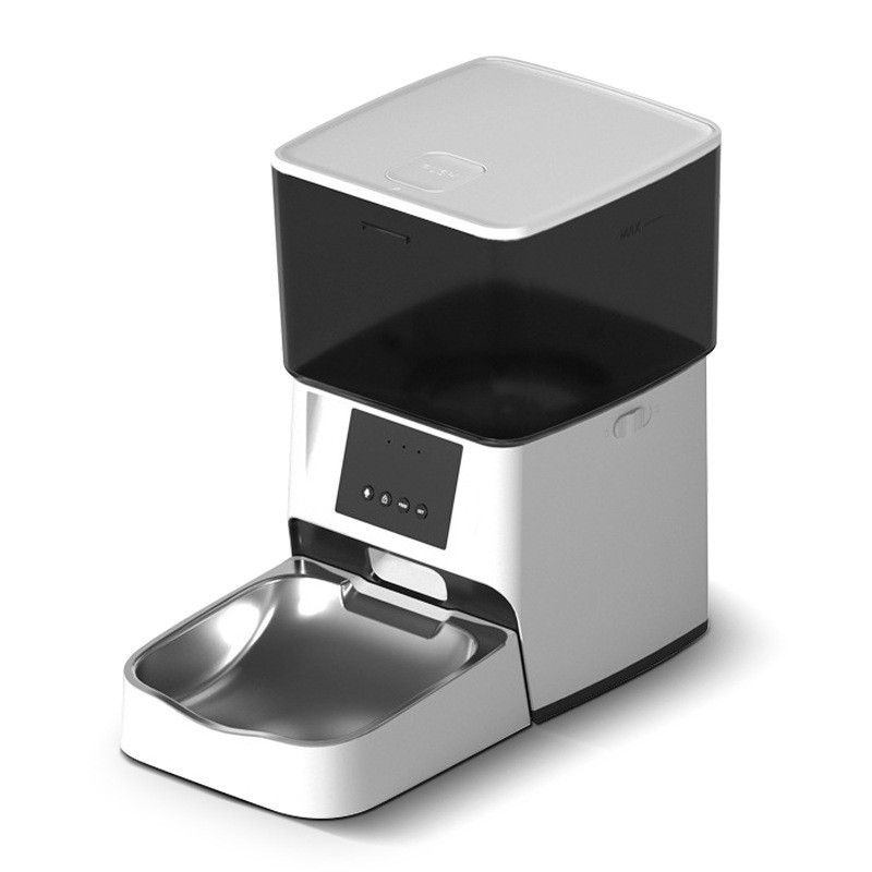 Smart Charge Modern Plastic Feeder Pet Cat &amp; Dog Automatic Timed Food Bowl with Self-service Feeding Machine