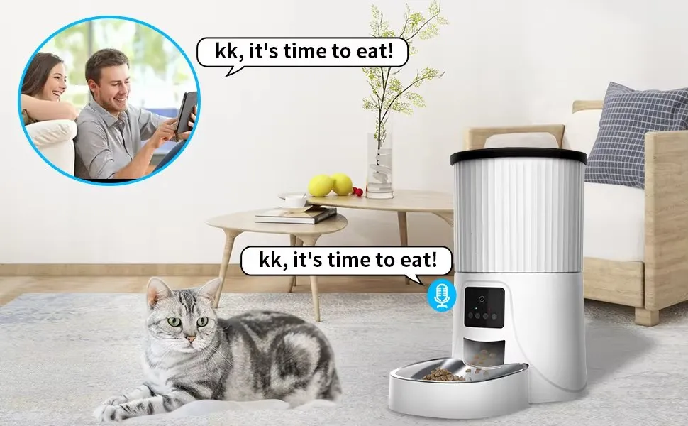 Automatic Pet Feeder App Interface