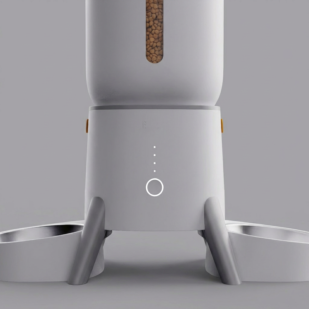 5L Smart Modern Charge Pet Feeder Tuya APP Control Air-Tight Seal Moisture-Proof Automatic Timed Recordable Multiple Pet OEM
